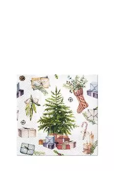 Салфетки бумажные с принтом Paw