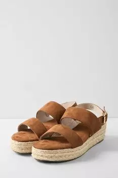 Сандалии из экозамши Esprit