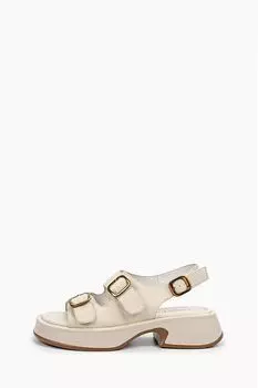 Сандалии кожаные Abricot