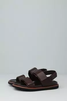 Сандалии кожаные на ремешках Ever be