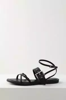 Сандалии кожаные с ремешками HUGO