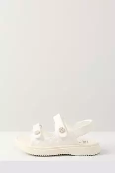 Сандалии кожаные стеганые на ремешках Mursu