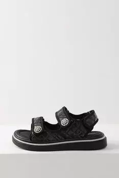 Сандалии стеганые с декором Mursu