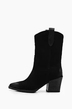 Сапоги-казаки замшевые Abricot