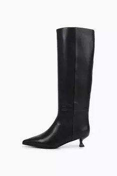 Сапоги кожаные с высоким голенищем Abricot