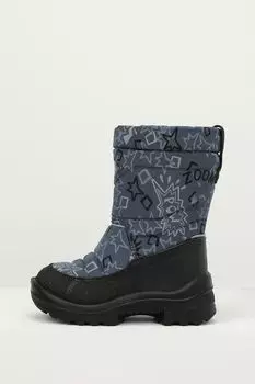 Сапоги утепленные с принтом Kuoma