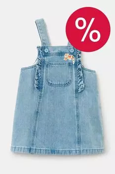 Сарафан джинсовый на лямках с рюшами Balabala