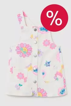 Сарафан джинсовый с принтом Fagottino