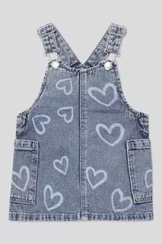 Сарафан джинсовый с принтом Fagottino
