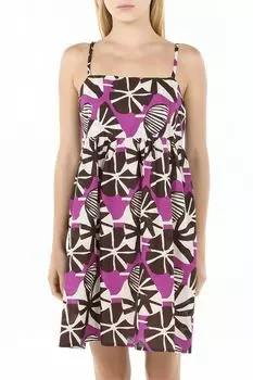 Сарафан хлопковый на бретельках с принтом OVS