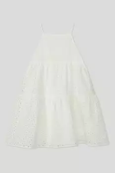 Сарафан хлопковый на бретельках с шитьем GIOCO