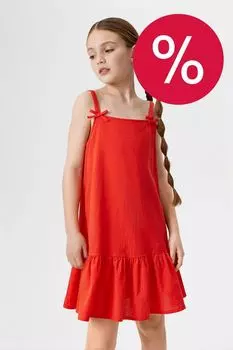 Сарафан хлопковый с оборкой ACOOLA