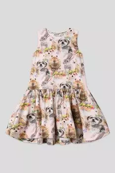 Сарафан хлопковый с пышной юбкой и принтом Molo