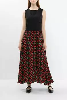 Сарафан с пышной юбкой с принтом BELUCCI
