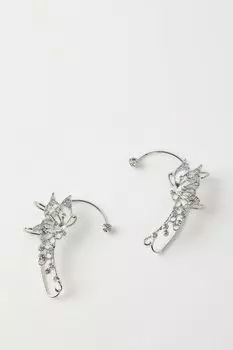 Серьги-кафф с декором Бабочки Choupette