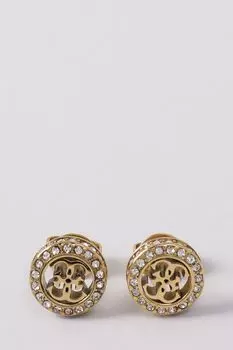 Серьги-пусеты с кристаллами Guess