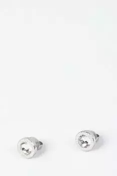 Серьги-пусеты с кристаллами Guess