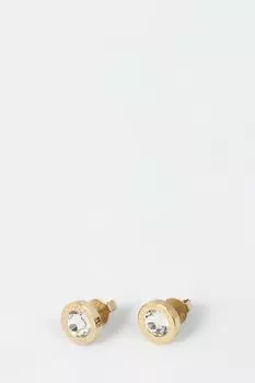Серьги-пусеты с кристаллами Guess