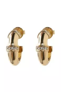 Серьги-пусеты с кристаллами Guess