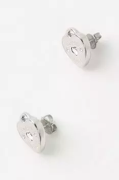 Серьги-пусеты с кристаллами Guess