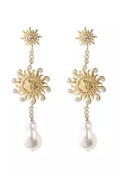 Серьги с кристаллами Guess