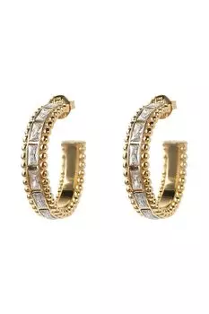 Серьги с кристаллами Guess