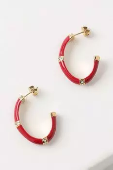 Серьги с кристаллами Guess