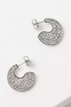 Серьги с кристаллами Guess