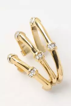 Серьги с кристаллами Guess