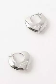 Серьги с логотипом Guess