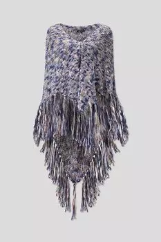 Шаль с бахромой BELUCCI