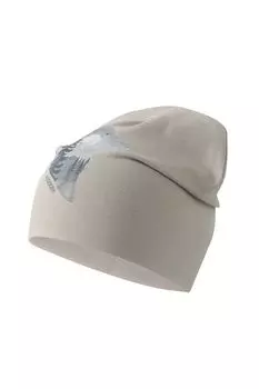 Шапка бини хлопковая с принтом Андерсен