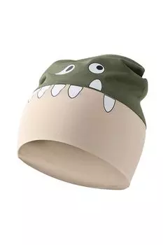 Шапка-бини хлопковая с принтом Андерсен