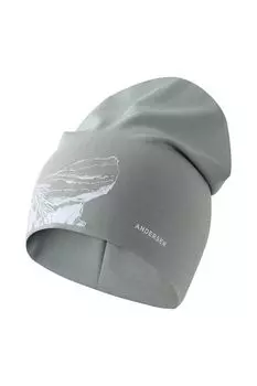 Шапка-бини хлопковая с принтом Андерсен