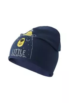 Шапка бини хлопковая с принтом Totti