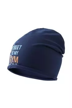 Шапка-бини хлопковая с принтом Totti