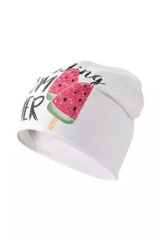 Шапка-бини хлопковая с принтом Totti