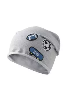 Шапка-бини хлопковая с принтом Totti