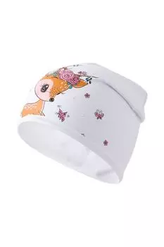 Шапка-бини хлопковая с принтом Totti