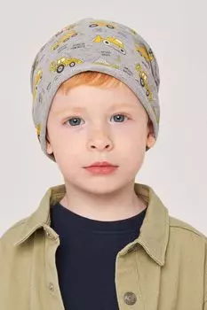 Шапка-бини хлопковая с принтом Totti