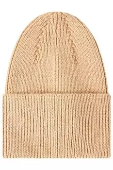 Шапка бини из смесовой шерсти Снег Идёт