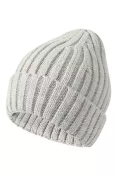 Шапка бини из смесовой шерсти в рубчик BELUCCI