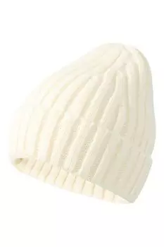 Шапка бини из смесовой шерсти в рубчик BELUCCI