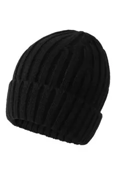 Шапка бини из смесовой шерсти в рубчик BELUCCI