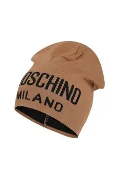 Шапка-бини логотипом Moschino