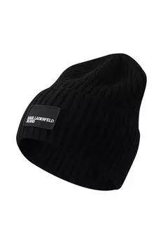 Шапка бини с логотипом Karl Lagerfeld Jeans