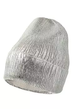 Шапка бини с металлизированной отделкой Auranna