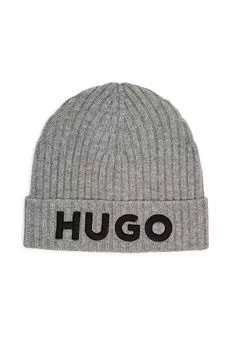 Шапка-бини шерстяная HUGO
