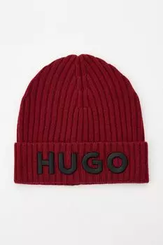 Шапка-бини шерстяная HUGO