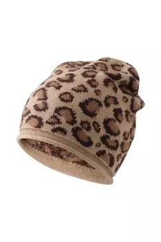 Шапка бини шерстяная с принтом Auranna